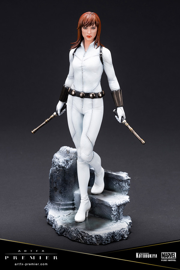 Black Widow (White Costume Edition), Avengers, Kotobukiya, Pre-Painted, 1/10, 4934054038930